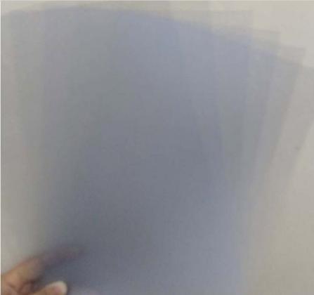 PVC透明磨砂片